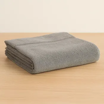 Marc O'Polo Melange osuška 70 × 140 cm, bavlna, šedobílá