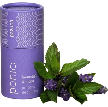 PONIO Přírodní deodorant Levandule a máta 75 g
