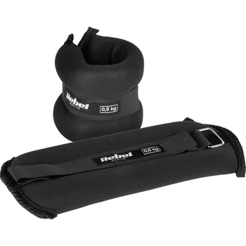 Rebel RBA-3500 Závaží na kotníky a zápěstí 2 x 0,5kg, černé