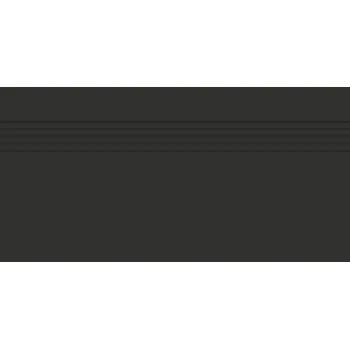 Dlažba RAKO Taurus Color TCPSR019 schodovka černá 30x60 cm