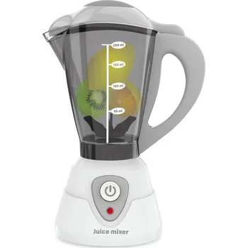 Dětská kuchyňka MalPlay Dětský mixér s ovocem a světelnými efekty 23 cm, bílý