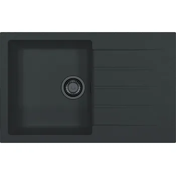 Granitový dřez Alveus CADIT 20 černý A90 BLACK EDITION+ jedn.sifon_ algranit