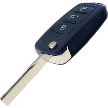 Autoklíč Obal klíče dálkového ovládání VW, Seat, Škoda 2010+ 3tl. HU66
