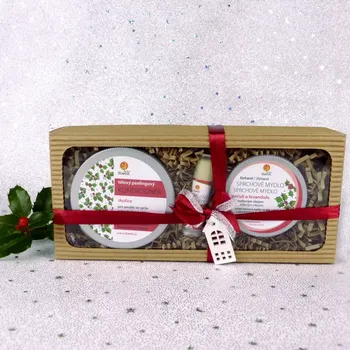 Kosmetická sada Cesmínová sada kosmetiky červená