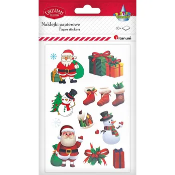 samolepka Samolepky Craft-Fun Series 10 archů Vánoce Titanum