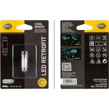 Autožárovka HELLA 8GL 178 560-561 Žárovka, osvětlení interiéru (8GL178560-561)