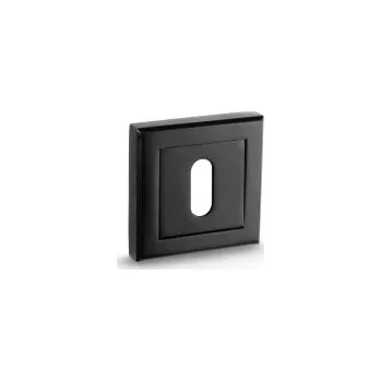Dveřní kování Interiérová klika Veramet Čtvercová rozeta, Štít s otvorem pro klíč