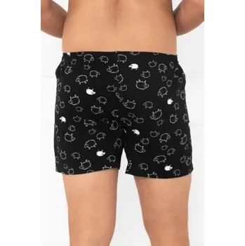 Boxerky Pánské boxerky Italian Fashion Wito Černá L