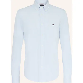 Pánská košile Tommy Hilfiger Pánská Košile S Piké Vzorem, Regular Fit,...