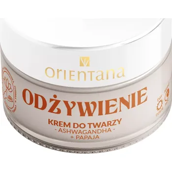 Pleťový krém Orientana - Ashwagandha-Papaya - Výživný krém na obličej - 40 g
