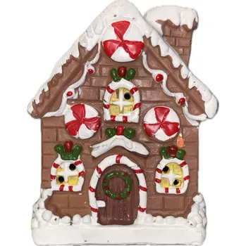 Vánoční dekorace Figurka - domek z perníku s LED osvětlením Varianta: 2 Nové