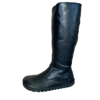 Dámské kozačky OK bare OKBare Barefoot zimní kozačky HOLE BF2725 černé Velikost: 38