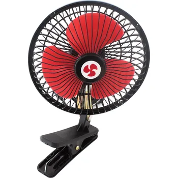 Vzduchotechnika APT AG147F Ventilátor do auta 22 cm, 12 V, červený