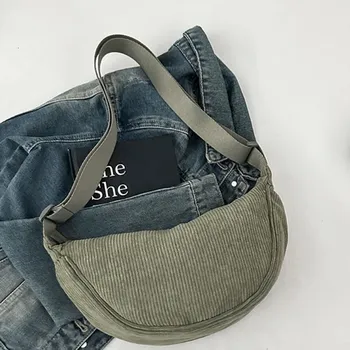 Kabelka Manšestrová crossbody kabelka dámská | Taška - Styl1 zelená