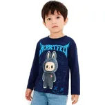 CHLAPECKÉ TRIČKO S PŘÍŠERKOU NOVINKA Barva: Tmavě modrá, Velikost: 146