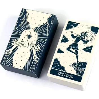 Populárně naučná literatura pro dospělé Magické tarotové karty čarodějnice 78 listů | věštecké karty