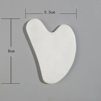Masáž Gua sha jade kámen | masážní pomůcka - Bílý prst