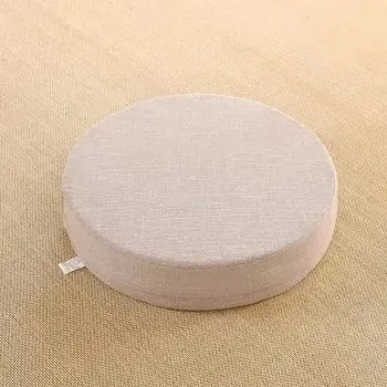 Meditační podsedák tatami 40x6 cm | polštář, podložka - BÉŽOVÁ , 30x6cm