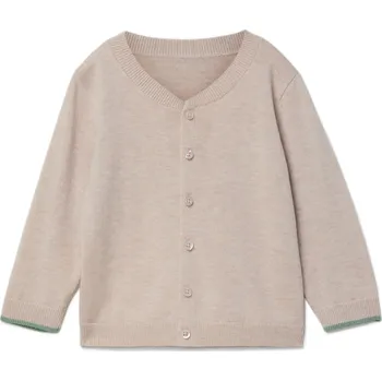 Dívčí svetr 717853 - Tchibo - Dětský pletený svetr s vlnou s certifikací RWS - pro ženy - vel. 86/92 - barva: béžová