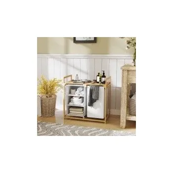 Koš na prádlo Koš na prádlo se 4 přihrádkami | bílý