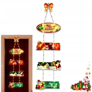 Vánoce Venkovní vánoční osvětlení s časovačem, 72 LED diod pro vchodové dveře, okna