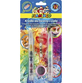 Pastelka Segmentové Pastelky na malování obličeje, mix 12 barev, Titanum