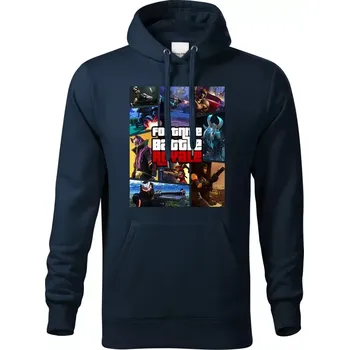 Pánská mikina Mikina Fortnite Battle Royale navy XXL