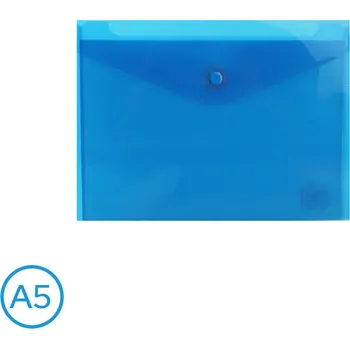 LUMA Obal spisový s klopou a drukem A5 Modrý