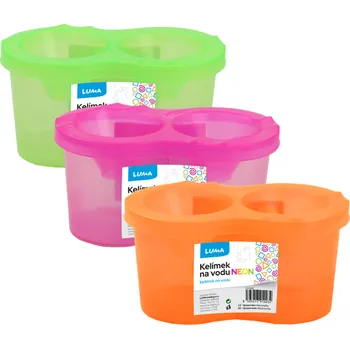 LUMA Kelímek na vodu dvojitý NEON mix Oranžová