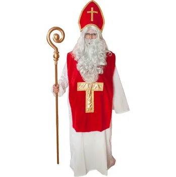 Karnevalový kostým Lipta Kostým Mikuláš s pláštěm Velikost: L/XL
