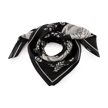 Šátek Saténový šátek 70x70 cm - 1 ks - 46 černá