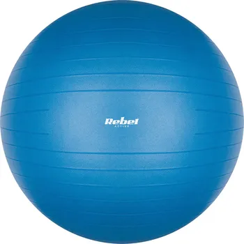 podložka na cvičení Rebel RBA-3100 Gymnastický míč 65 cm s ruční pumpičkou, modrý