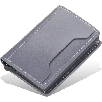 Peněženka Pánská slim rfid peněženka mini | pouzdro - Šedá