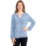 Dámské tričko s dlouhým rukávem HELAJA Modrá XXXL