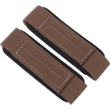 Silové posilovací popruhy na činky | pásky 2 ks - Káva