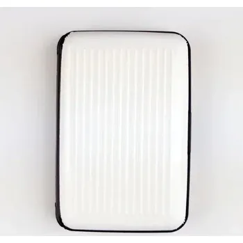 Peněženka Hliníkové pouzdro na kreditní karty rfid | peněženka - Bílý