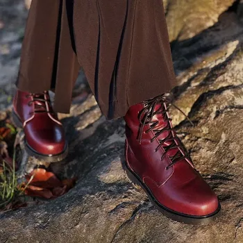 Dámské kozačky Vasky Lydie Zip Bordeaux Vínová 39 EU