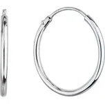 Stříbrné náušnice kruhy 61002
