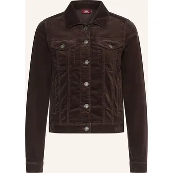 Dámský kabát Mac Dámská Manšestrová Bunda, tmavě hnědá, 36