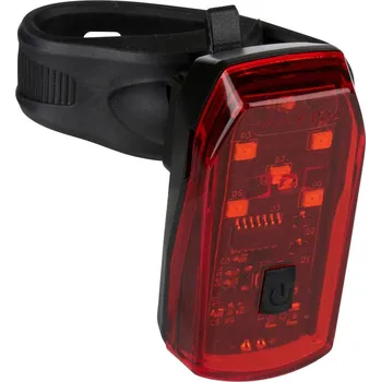 Cyklosvítilna ZADNÍ SVĚTLO NA KOLO 5 LED S FUNKCÍ BRZDOVÉHO SVĚTLA DUNLOP norma StVZO