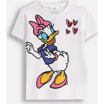 Dívčí tričko Dětské tričko Coccodrillo bílá barva, LICENCE GIRL WC5143206LGD 00X, vel. 110