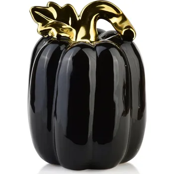 Váza Dekorační figurka Mave Leaf, 13,8x10,5x10,3 cm, černá
