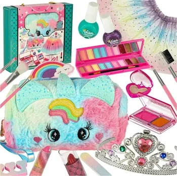 KIK KX3050 Plyšová kosmetická sada s motivem Jednorožce pro holky