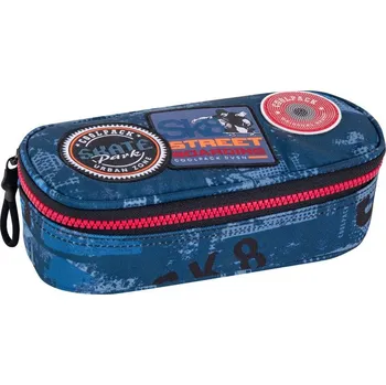 Penál Školní pouzdro CoolPack Campus - Badges B Blue
