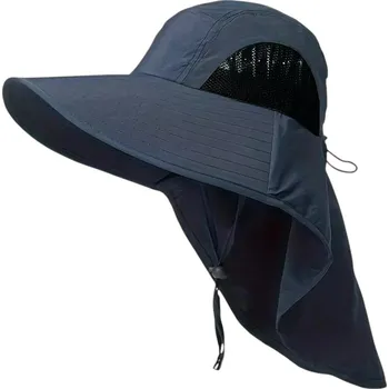 Pokrývka hlavy Pronett XJ5373 Rybářský klobouk s chráničem na krk, tmavě modrá