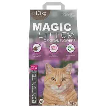 Kočkolit Magic Litter Bentonite Original Flowers 10kg