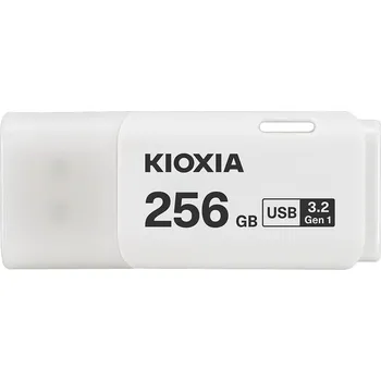 Média konvertor KIOXIA Flash disk Hayabusa USB 3.2, 256 GB, bílá