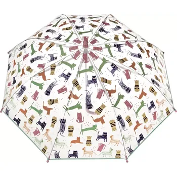 Deštník Dětský deštník průhledný kočky kočičky