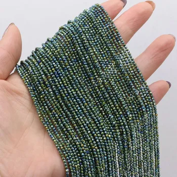 Dětské navlékací korálky Přírodní krystalové korálky 2mm | šperky - Zelený , 2mm