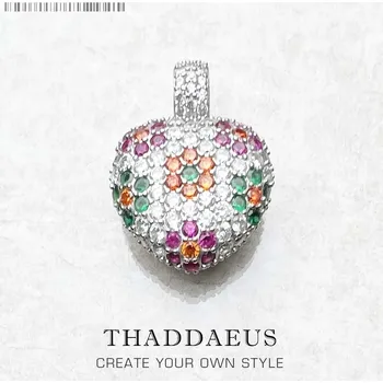 Přívěsek Stříbrný přívěsek květina srdce | šperk